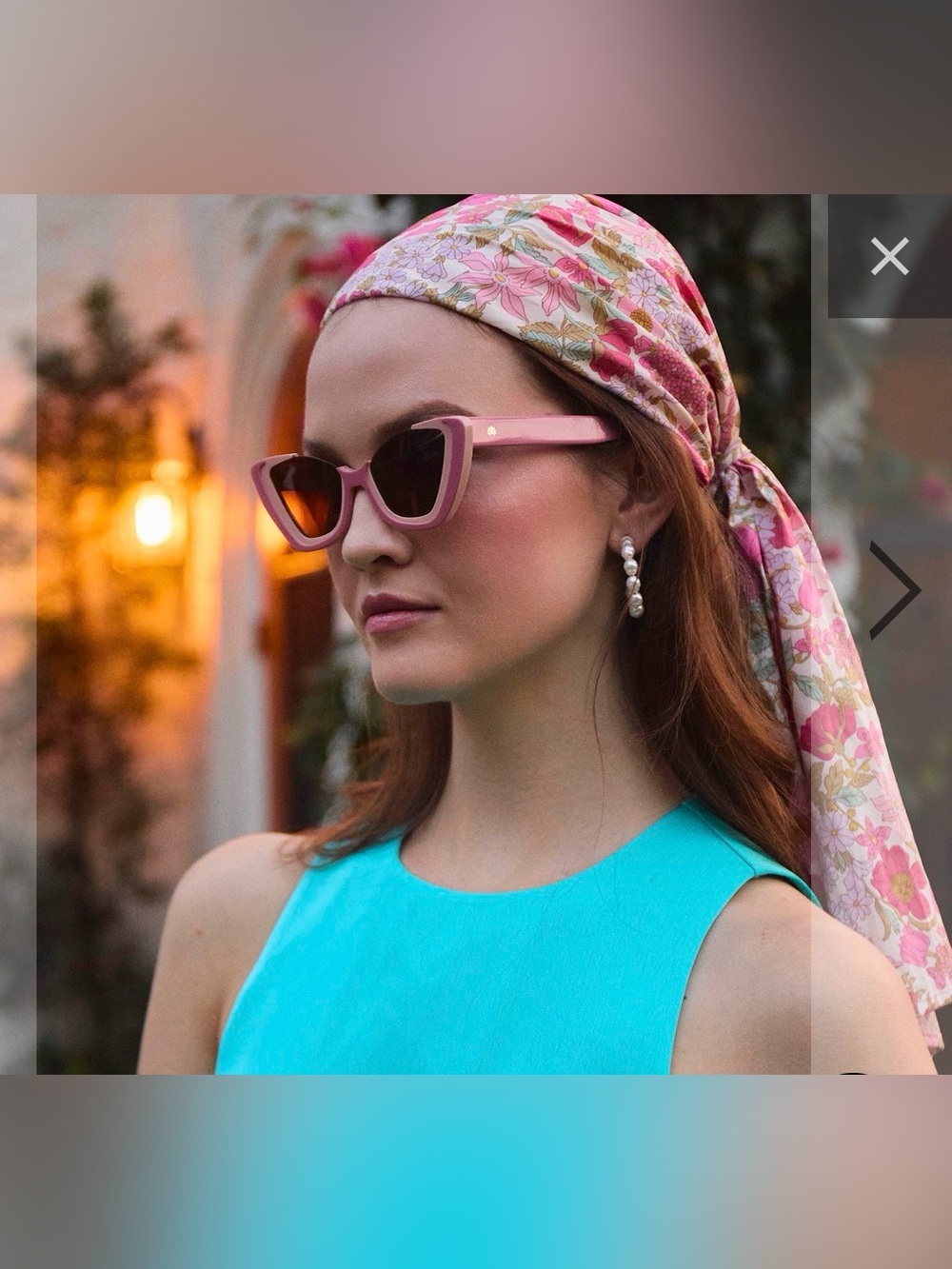 NWOT Lele Sadoughi Stevie Liberty Hair Scarf One Size $215